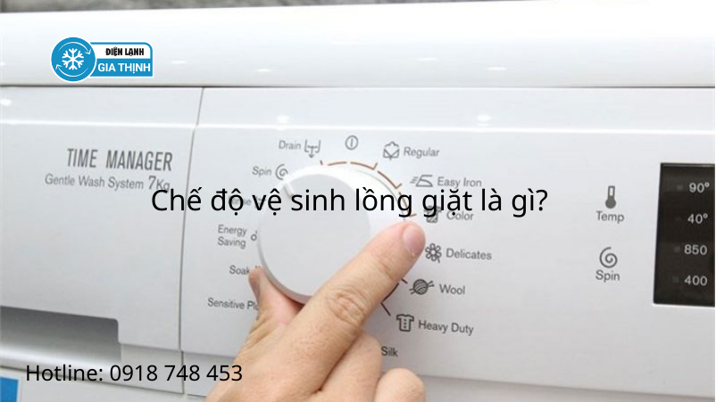 Sử dụng chế độ vệ sinh lồng giặt trên máy giặt như thế nào