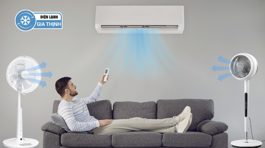 Có Nên Bật Quạt Cùng Lúc Với Máy Lạnh? Bí Quyết “Lạnh Sâu – Tiết Kiệm”